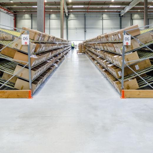 Stockage dynamique pour colis